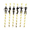 Bachelorette Party Male Stripper Straws 36pcs