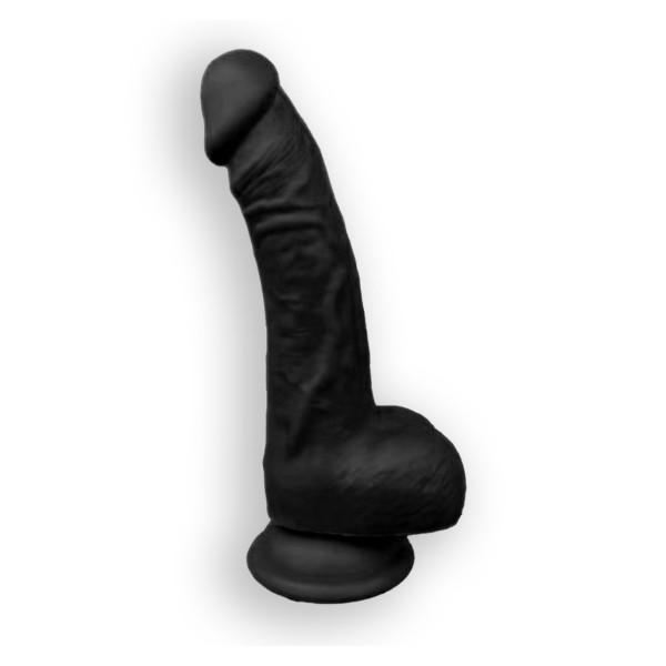 Ρεαλιστικό Dildo Love Market 18cm Μαύρο