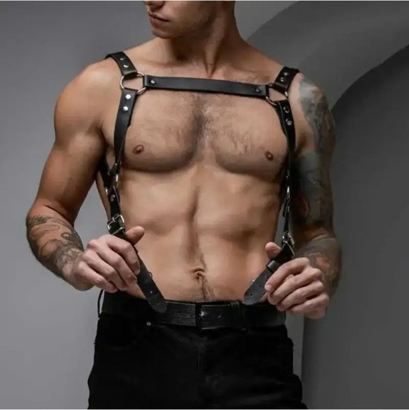 Harness Στήθους Ρυθμιζόμενο Paris Μαύρο