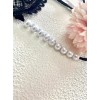 G-string with Pearl Chain Heart Black G-string with Pearl Chain Heart Black