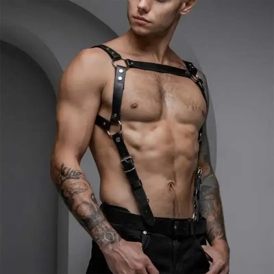 Adjustable Chest Harness Paris Black Adjustable Chest Harness Paris Black