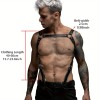Adjustable Chest Harness Paris Black