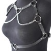 Harness Top με Καρδιές Μαύρο