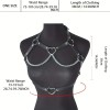 Harness Top με Καρδιές Μαύρο