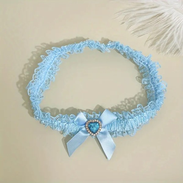 Bridal Garter Love Market Blue Bridal Garter Love Market Blue