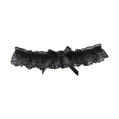 Lace Garter Bowknot Black Lace Garter Bowknot Black