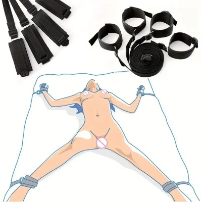 Bed Restraint Kit Love Market Black Bed Restraint Kit Love Market Black