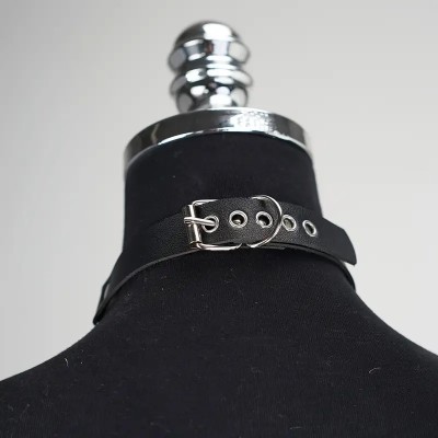 Layered Chain Collar Love Market Black Layered Chain Collar Love Market Black