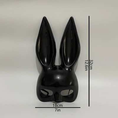 Mask Bunny Girl Black Mask Bunny Girl Black