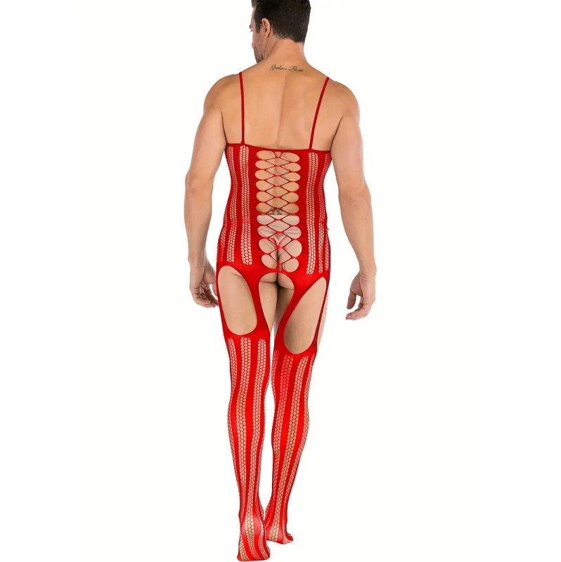 Fishnet Bodystocking Extreme Temptation Red