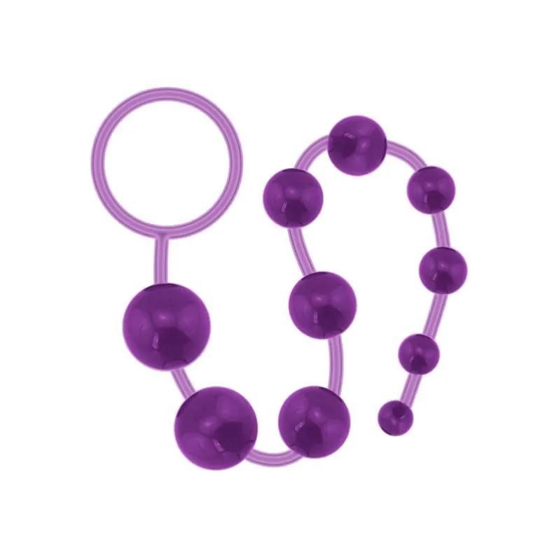 Silicone Anal Beads Purple