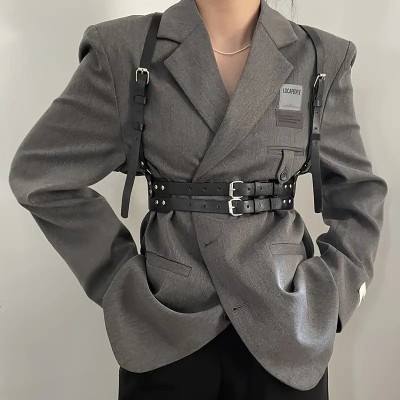 Adjustable Harness Top Lisa Black Adjustable Harness Top Lisa Black