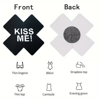 Nipple Stickers Set Love Market Cross 12pcs Nipple Stickers Set Love Market Cross 12pcs