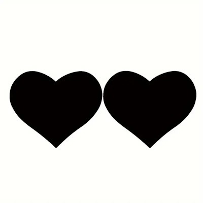 Nipple Stickers Set Love Market Hearts 2pcs Nipple Stickers Set Love Market Hearts 2pcs