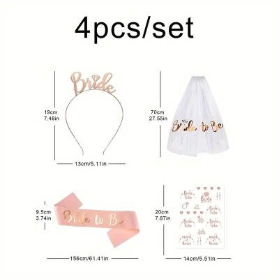 4pcs Bachelor Party Bride To Be Set 4pcs Bachelor Party Bride To Be Set
