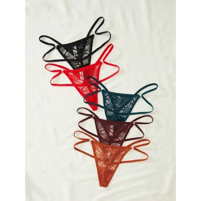 Lace String Set Lila 5pcs Lace String Set Lila 5pcs