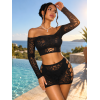 Love Market Σετ Top & Mini Φούστα Love Market Μαύρη Σετ Εσωρούχων