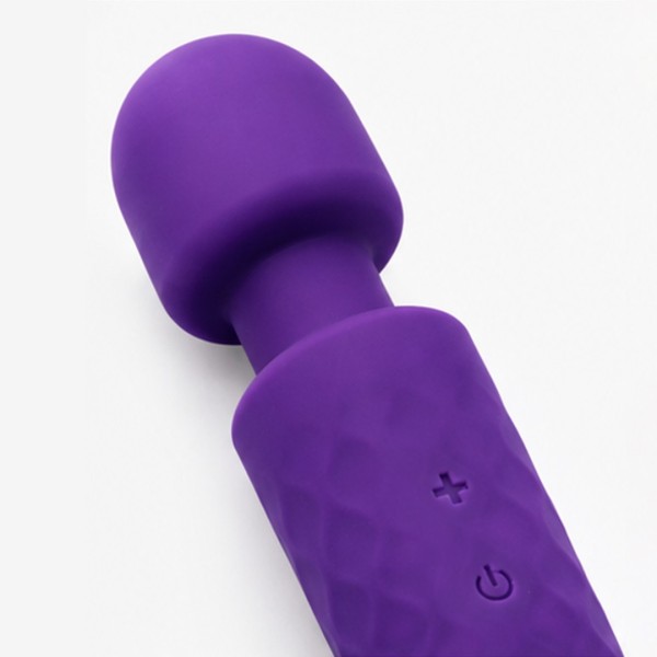 Δονητής Wand Silicone Massager 20cm Μοβ