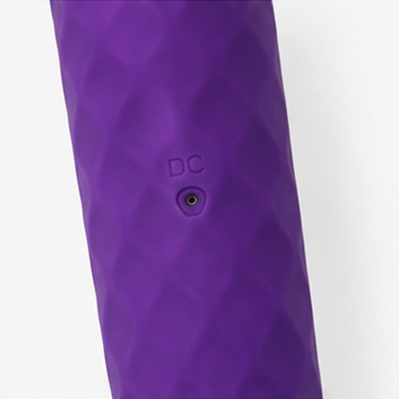 Love Market Δονητής Wand Silicone Massager 20cm Μοβ Wand