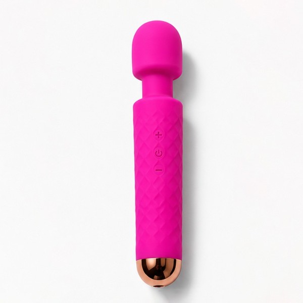 Δονητής Wand Silicone Massager 20cm Φούξια