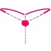 String with Pearl Chain Rose Fuchsia