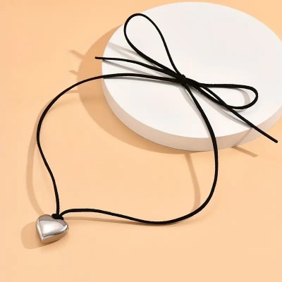 Choker with Silver Heart Choker with Silver Heart