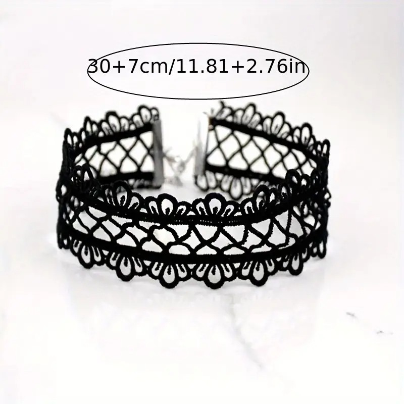 Lace Choker Love Market Black