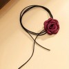 Choker with Rose Red