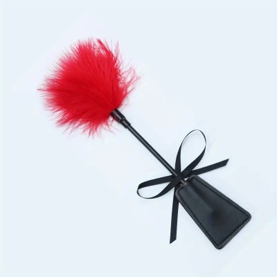 Feather Crop Love Market Red Feather Crop Love Market Red