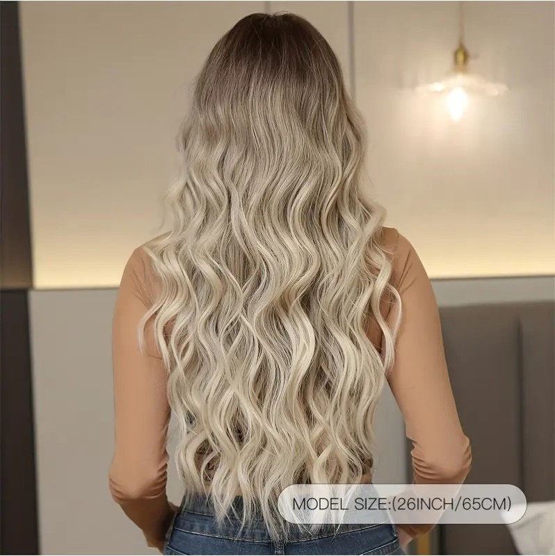 Long Wavy Wig Butterfly Blonde 