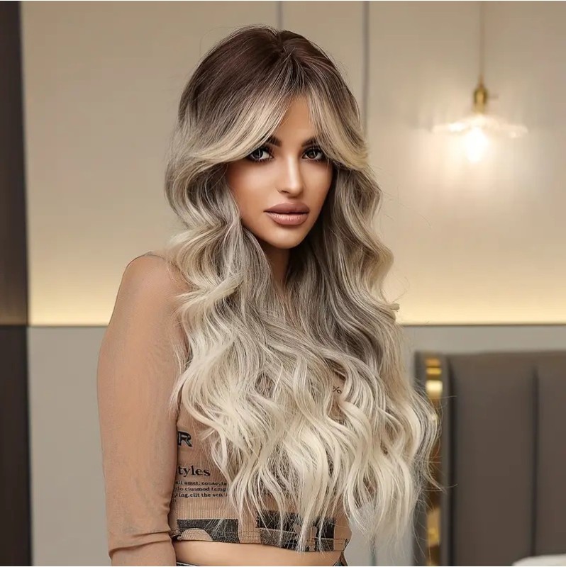 Long Wavy Wig Butterfly Blonde 