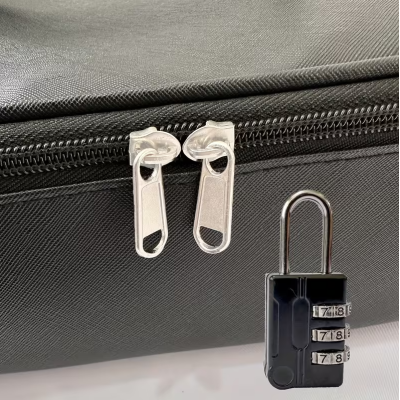 Large Lockable Storage Case with Combination Padlock Black Large Lockable Storage Case with Combination Padlock Black