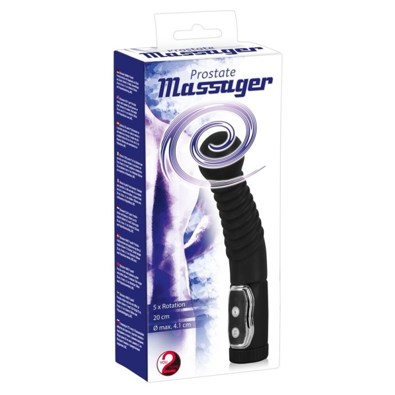 Πρωκτικός Δονητής You2Toys Prostate Twister Μαύρος You2Toys Πρωκτικός Δονητής You2Toys Prostate Twister Μαύρος Δονητές