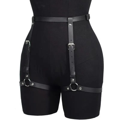 Harness Garter Belt Goth Black Harness Garter Belt Goth Black