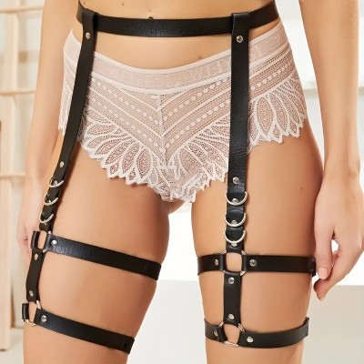 Harness Garter Belt Heavy Black Harness Garter Belt Heavy Black