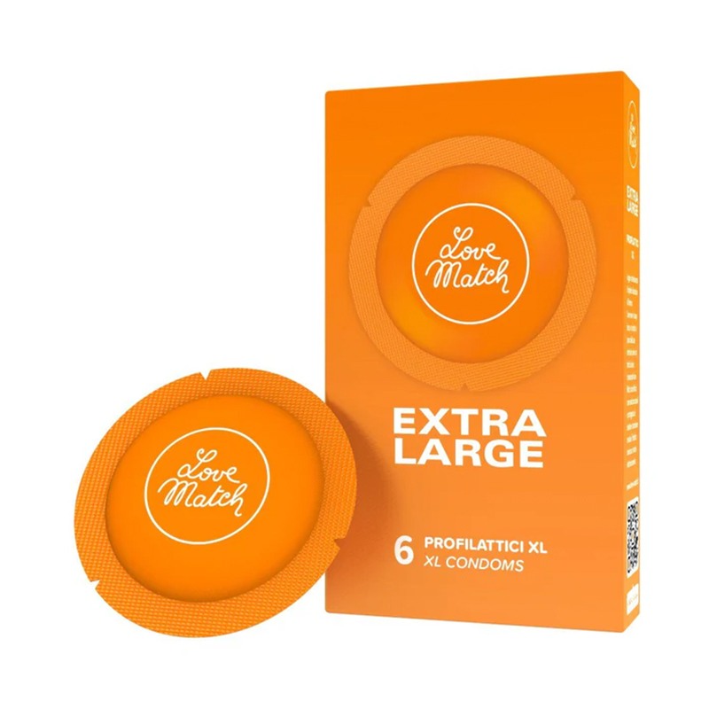 Condoms Love Match Extra Large 6pcs