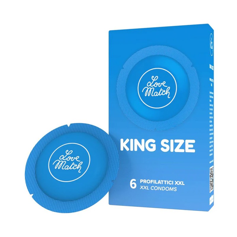 Love Match Condoms Love Match King Size 6pcs Condoms