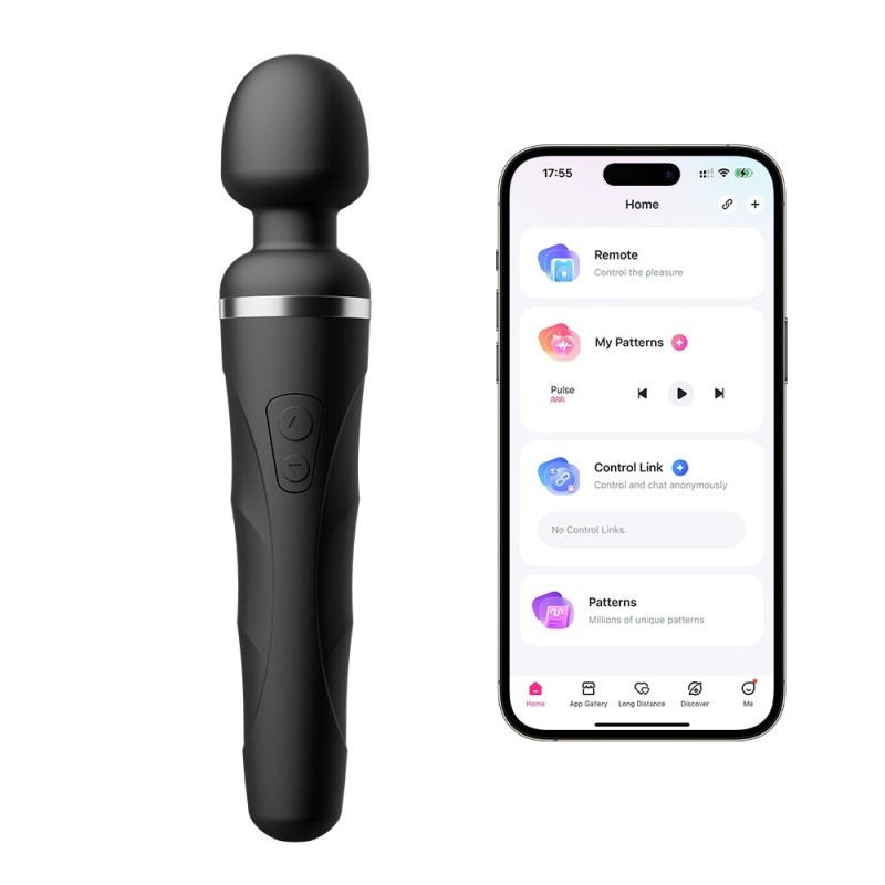 Wand Vibrator Lovense Domi 2 Black
