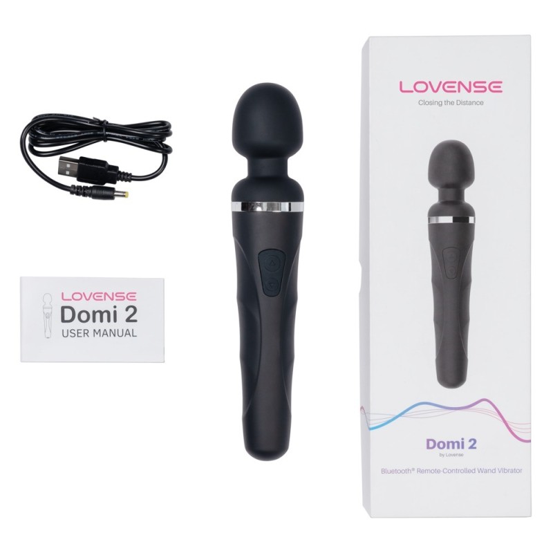Wand Vibrator Lovense Domi 2 Black