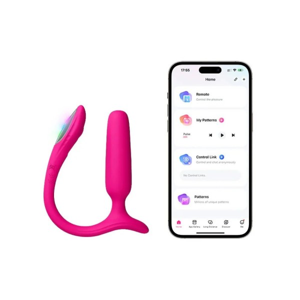 Vibrating Butt Plug Lovense Lush Anal Pink