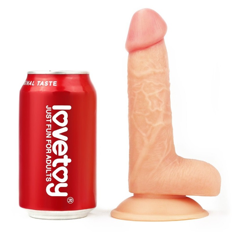 Ρεαλιστικό Dildo Lovetoy Ultra Soft 18cm Μπεζ