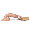 Realistic Vibrator Lovetoy The Ultra Soft Dude 22.8cm Nude