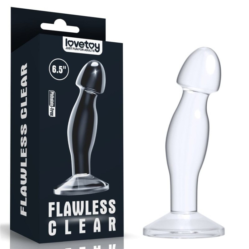 Πρωκτική Σφήνα Lovetoy Flawless Series Prostate Διάφανη Lovetoy Πρωκτική Σφήνα Lovetoy Flawless Series Prostate Διάφανη Σφήνες χωρίς δόνηση