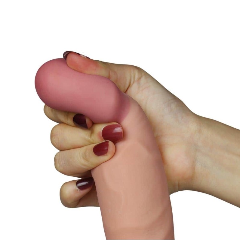 Realistic Vibrator Lovetoy The Ultra Soft Dude 22.8cm Nude