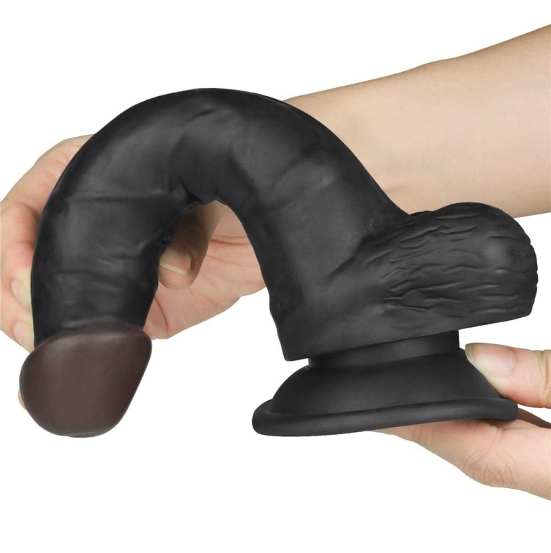 Easy Strap-On Set with Dildo Lovetoy 20cm Black