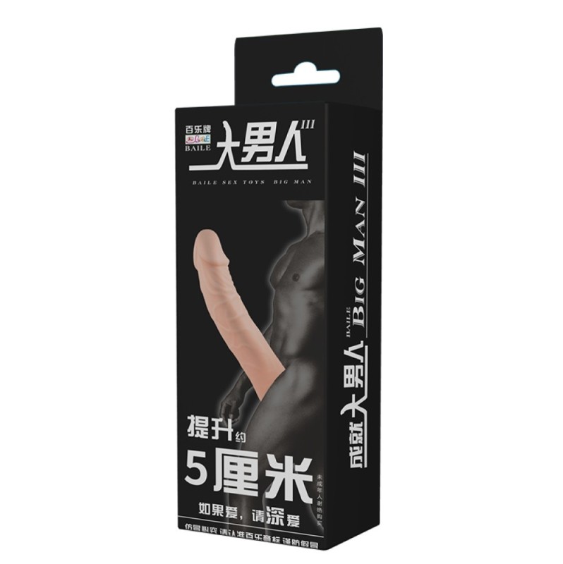 Penis Sleeve Baile Big Man 17cm Nude