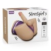 Lovetoy Ρεαλιστικό Ομοίωμα με Δόνηση και Φωνή Lovetoy Streetgirl's Dual Motor Sensation with Dildo Μπεζ Ομοιώματα