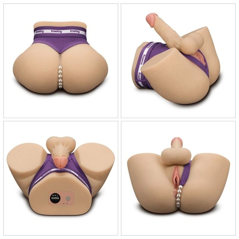 Lovetoy Ρεαλιστικό Ομοίωμα με Δόνηση και Φωνή Lovetoy Streetgirl's Dual Motor Sensation with Dildo Μπεζ Ομοιώματα