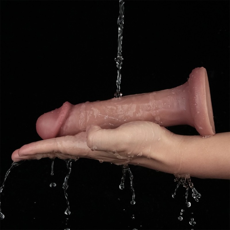 Lovetoy Ρεαλιστικός Δονητής Lovetoy Dual Density Power Cock 20cm Μπεζ Ρεαλιστικοί