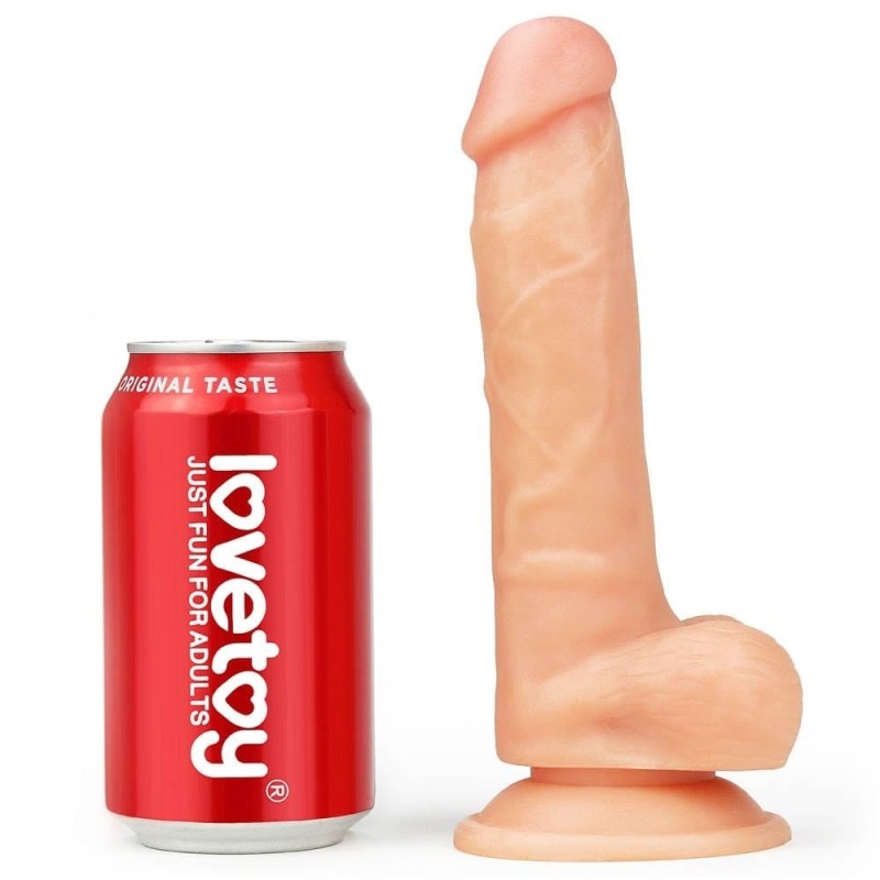 Γυναικείο Strap-On Σετ με Dildo & Όρχεις Easy Lovetoy 20cm Μπεζ Lovetoy Γυναικείο Strap-On Σετ με Dildo & Όρχεις Easy Lovetoy 20cm Μπεζ Γυναικεία Strap-On
